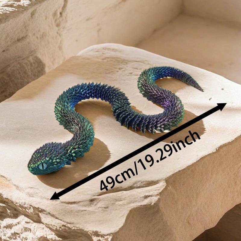 Snake-shaped High-fidelity Fun Ornaments Creative Animal-shaped Living Room And Study Decorations