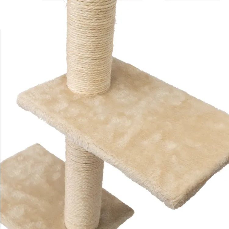 5 Pcs Wall Mounted Cat Climber Set  Floating Cat Shelves And Perches  Cat Activity Tree With Scratching Posts  Modern Cat Furniture
