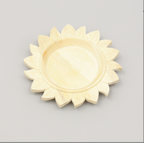 Handcrafted 13 Wood Charger Plate   Wooden Dinning Placemat Artisan Wood Tableware