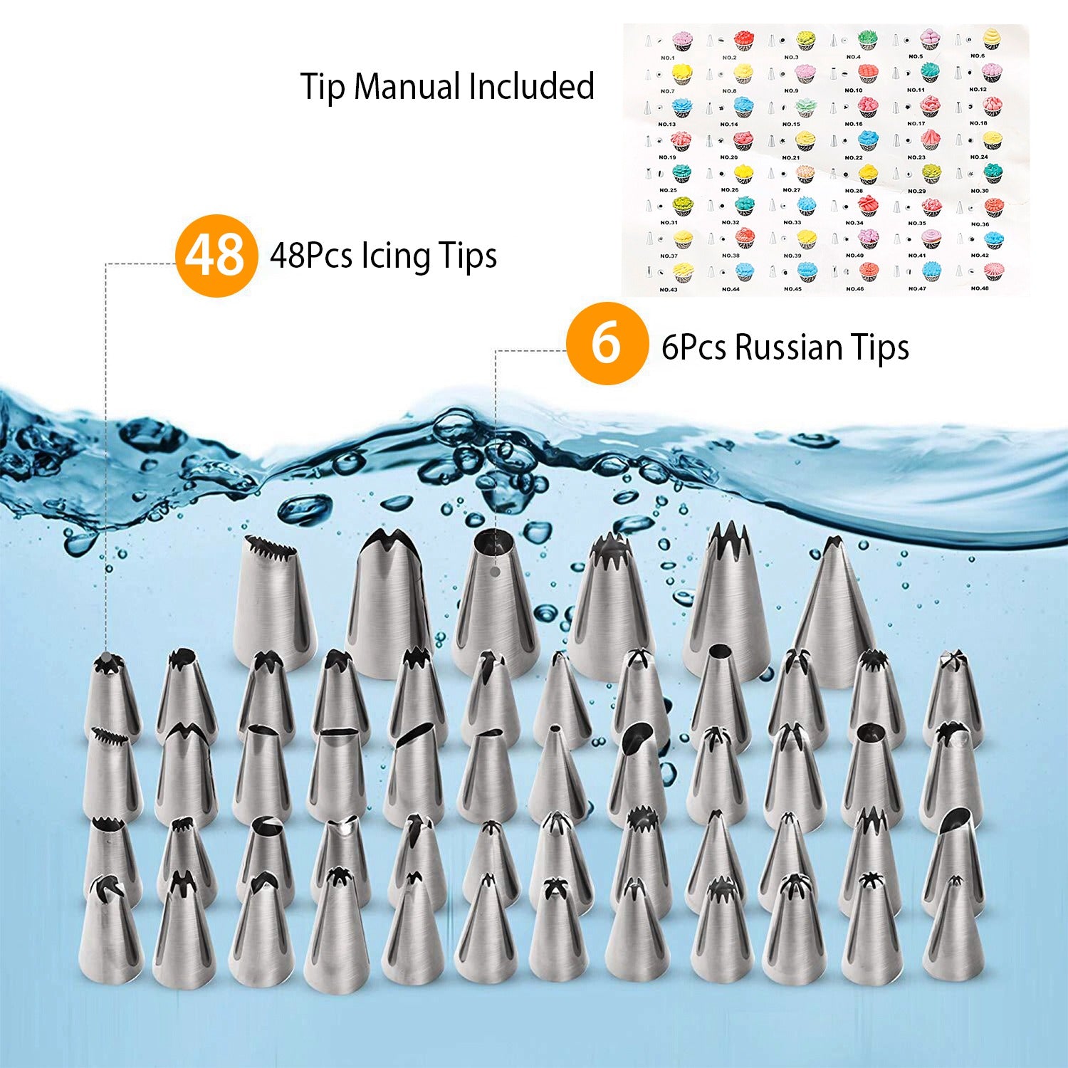 1 Set 11in Rotating Cake Turntable 108Pcs Cake Decorating Supplies Kit Revolving Cake Table Stand Base Baking Tools