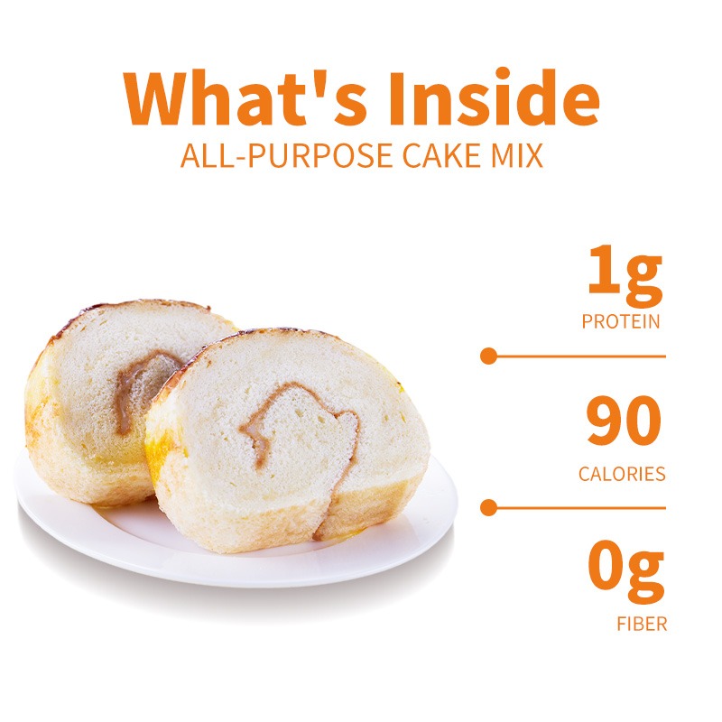 Pc Premium Cake Flour -for Home Baking - Specialized For Soft & Fluffy Vanilla Sponge Cakes, Cupcakes And Layer Cakes