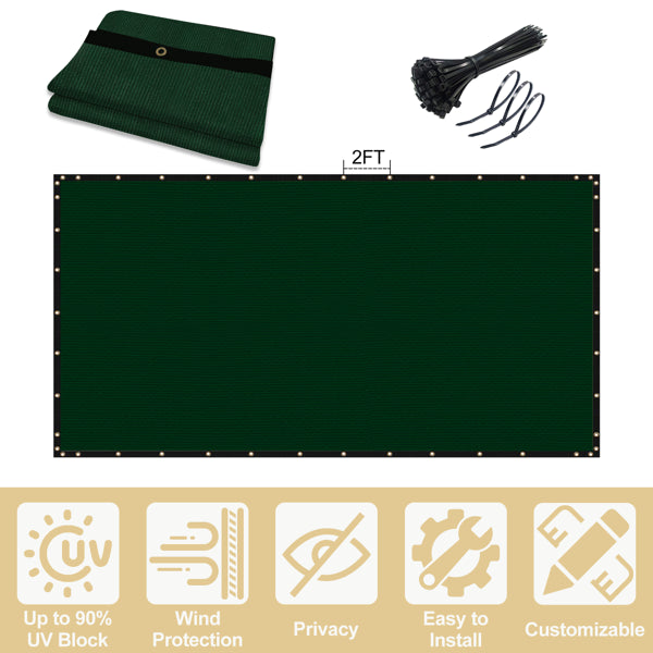 5'X50' Dark Green HDPE Fence
