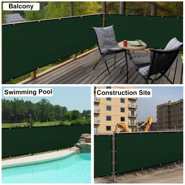 5'X25' Dark Green HDPE Fence