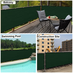 5'X25' Dark Green HDPE Fence
