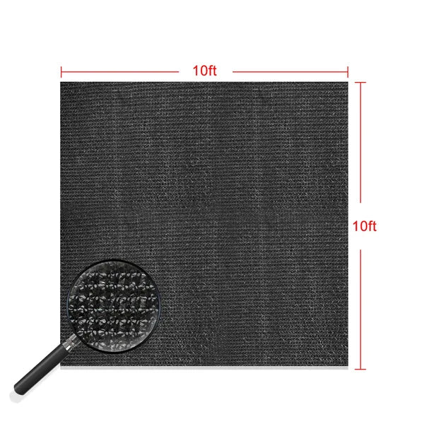 10ft*10ft Black Sunshade Netting Fabric With High-strength UV Protection, Perfect For Plant Protection.