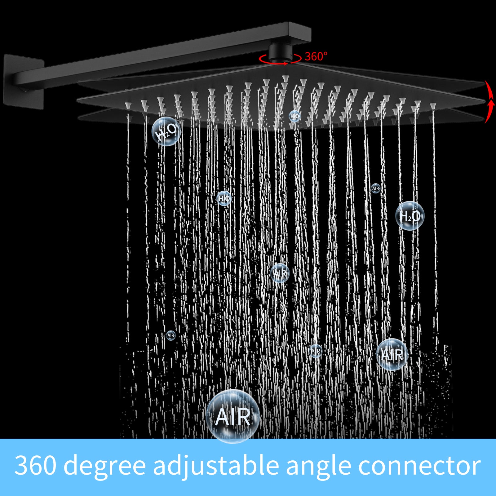 Shower System Shower Faucet Combination Set Wall Mounted, Unable To Ship On Weekends