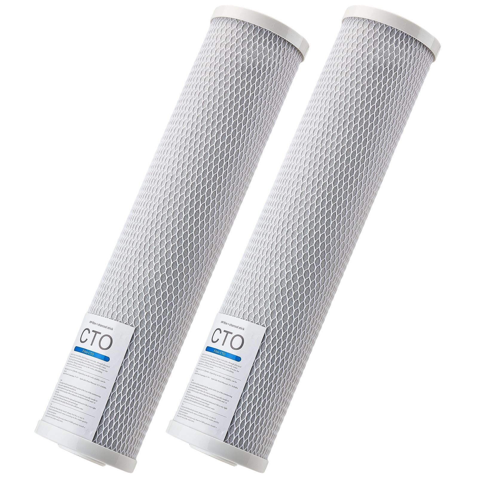 Whole House Water Filter Replacement Cartridge 4.5'x20' CTO Carbon 2 Pack