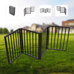 Pet Gate - Dog Gate For Doorways,Stairs Or House-standing, Folding