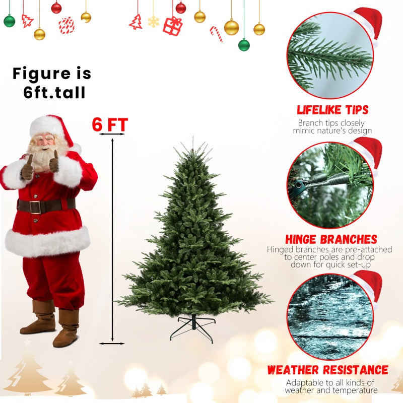 PE, PVC Christmas Tree, Green