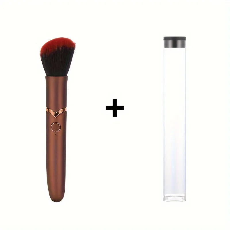 Electric Massage Stick And Beauty Vibration Massager Doubling As Makeup Blush Brush