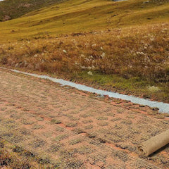 3.3ft*65.5ft Jute Mesh Slope Protection Netting Is Environmentally Friendly And Durable, Helping To Stabilize Slope Protection Projects And Enhance Their Effectiveness.