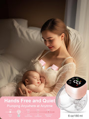 Hands Free Breast, Wearable Breastfeeding 3 Modes & 9 Levels, Double Electric Portable Low Noise With Long Battery Life 1 Pack
