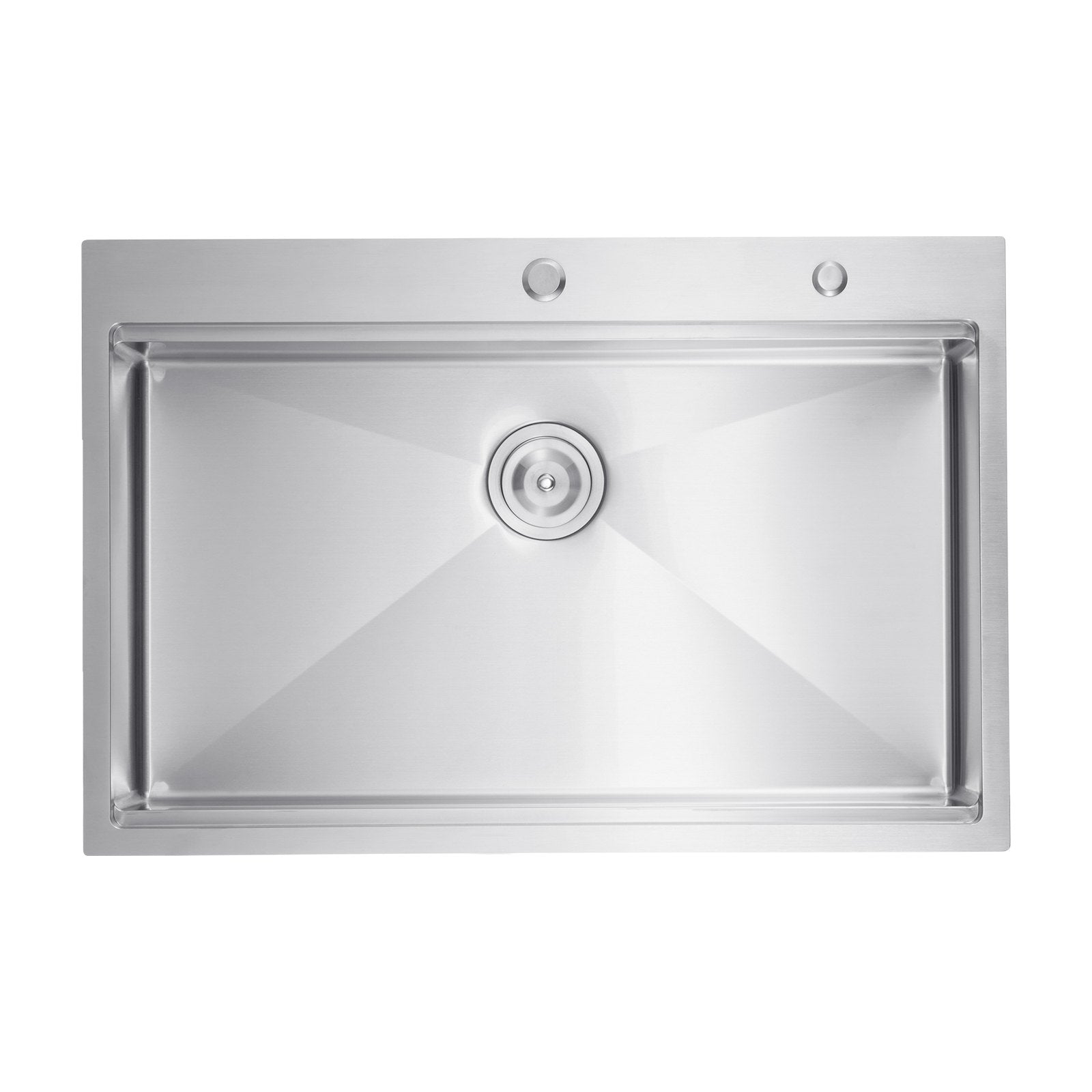 33' Kitchen Sink Top Mount Single Bowl Drop-In Basin Stainless Steel Bar