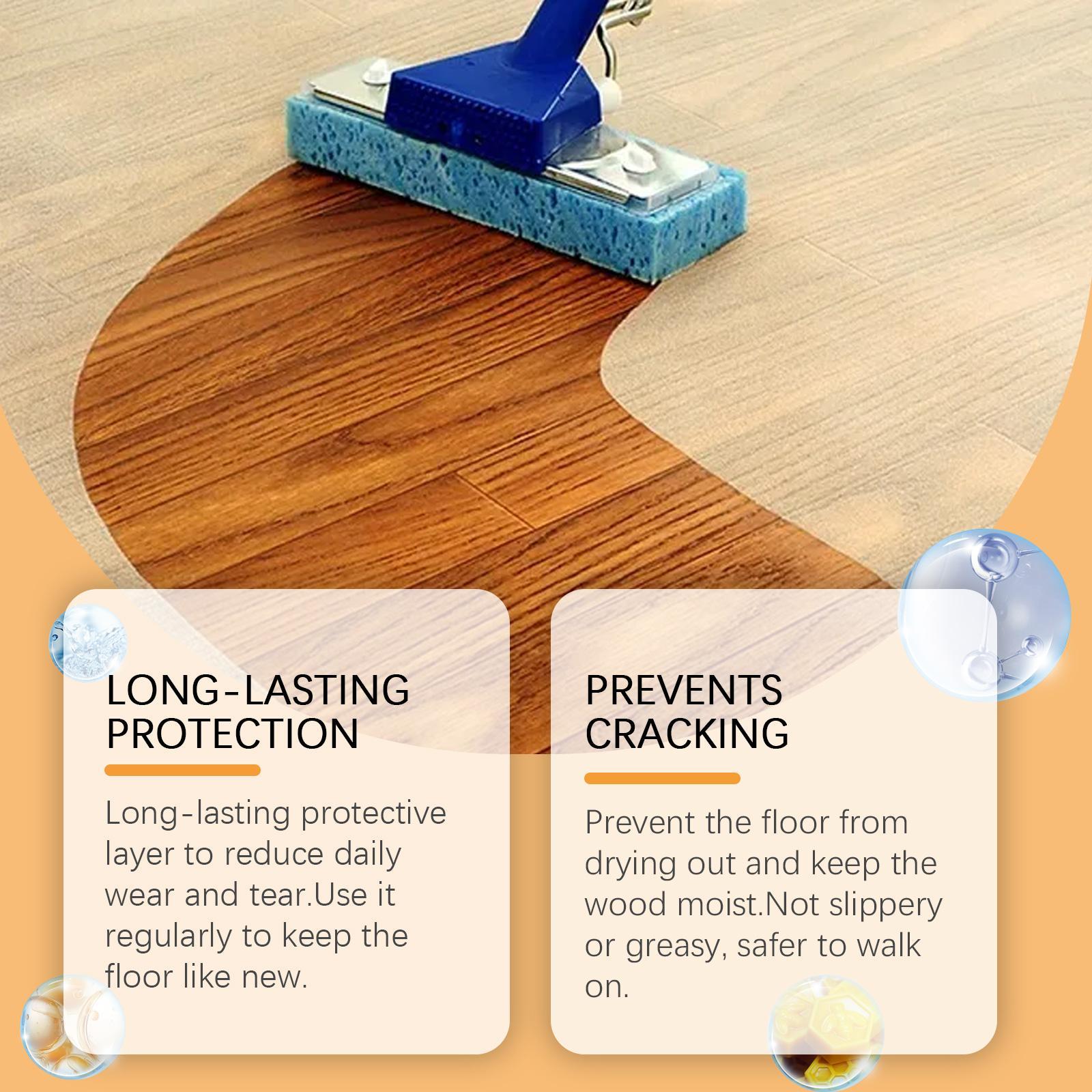 Jackho Floor Beeswax Polishing Cleaning Spray Floor Maintenance Anti-crack Color Protection Nourishment