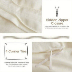 Serta Simply Clean Solid Duvet Cover