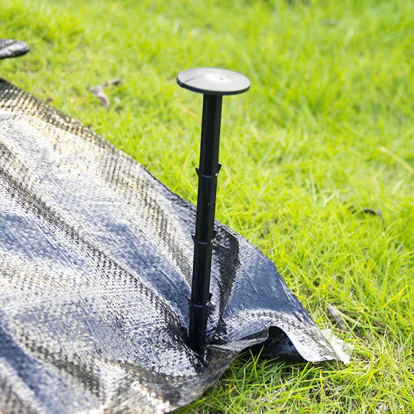 50PC 4.5inch Plastic Lawn Turf Spikes, Groundsheet Fixing Spikes, Outdoor Turf Fixing Spikes, Windproof And Durable