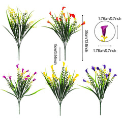 5PCS Bundles Artificial Calla Lilly