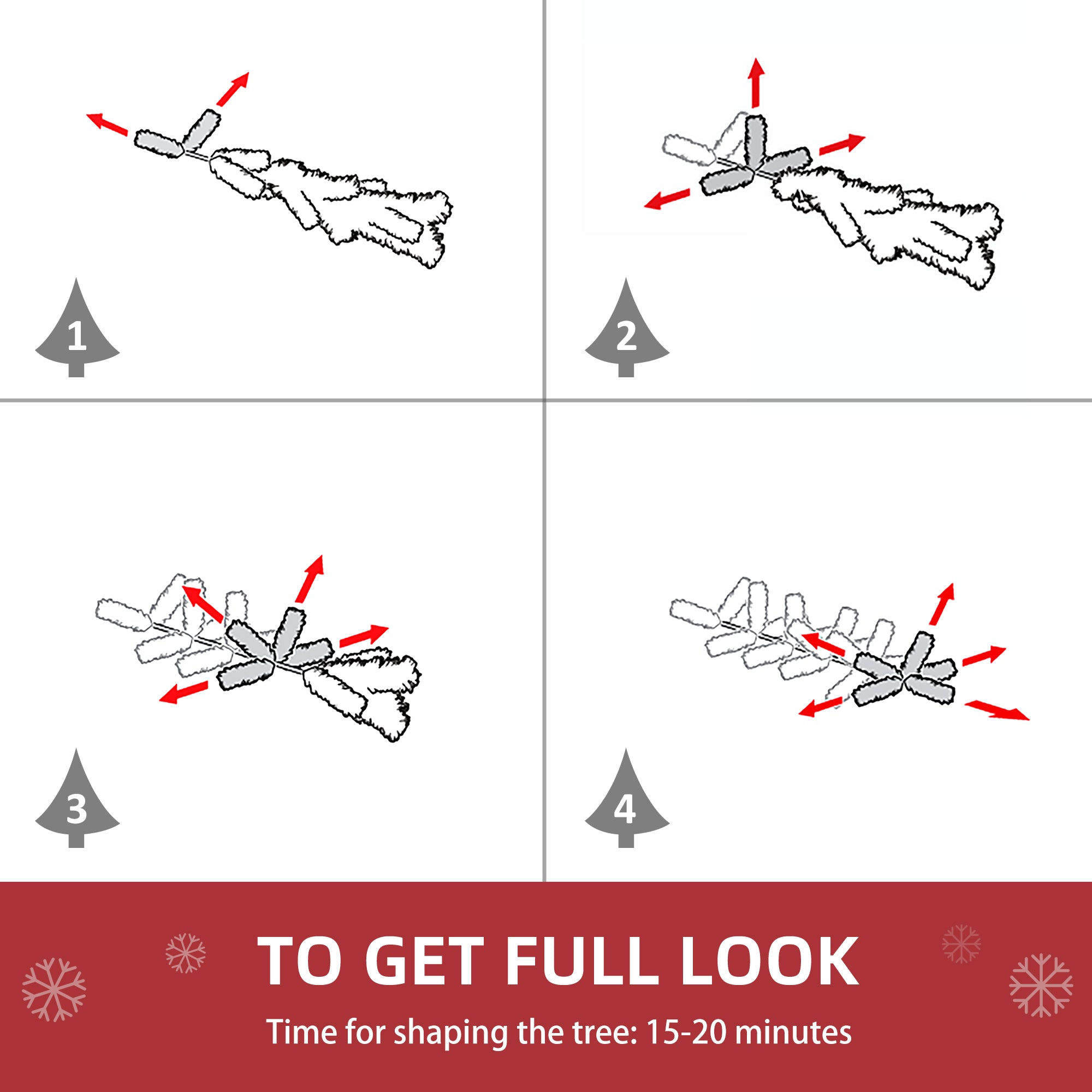 5ft Unlit Spruce Artificial Christmas Tree with Realistic Branches and 450 Tips, Pink