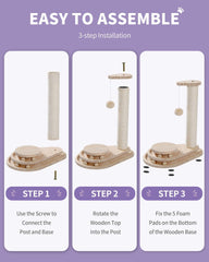 Indoor Cat Soft Scratching Board And Interactive Ball Track Toy Cat Rest And Grooming Supplies