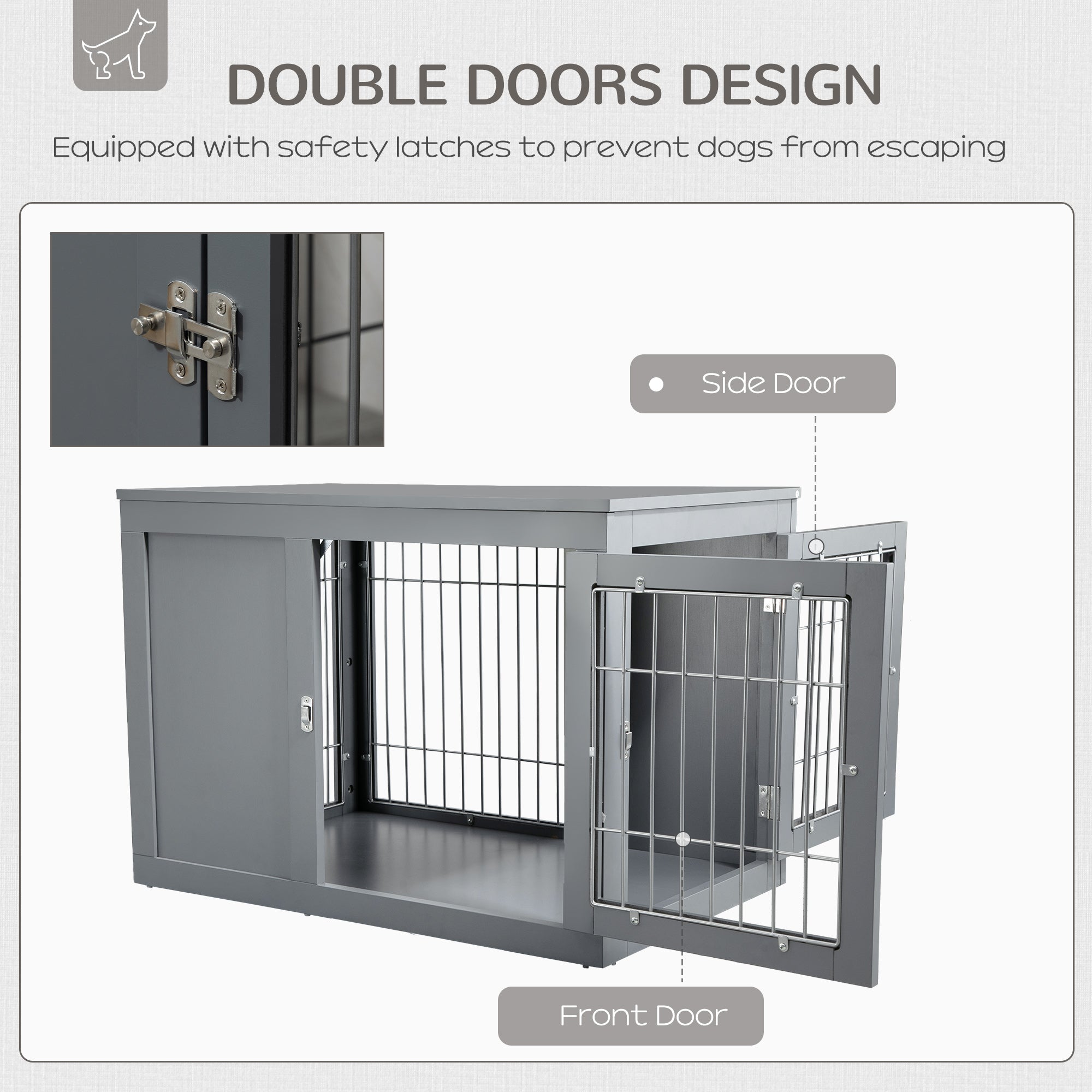 Furniture Style Dog Crate End Table