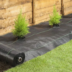 6ft*50ft Woven Weed Control Sheet, Breathable And Durable, Garden Ground Cover For Gardens/Vegetable Gardens