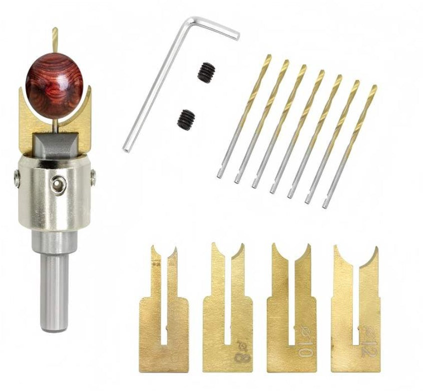 Wooden Ring Making Drill Kit Set, Multifunctional Wooden Thick Ring Maker Set For Ring Making