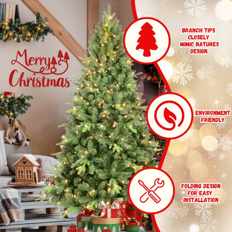 PE, PVC Christmas Tree, Green