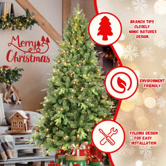 PE, PVC Christmas Tree, Green