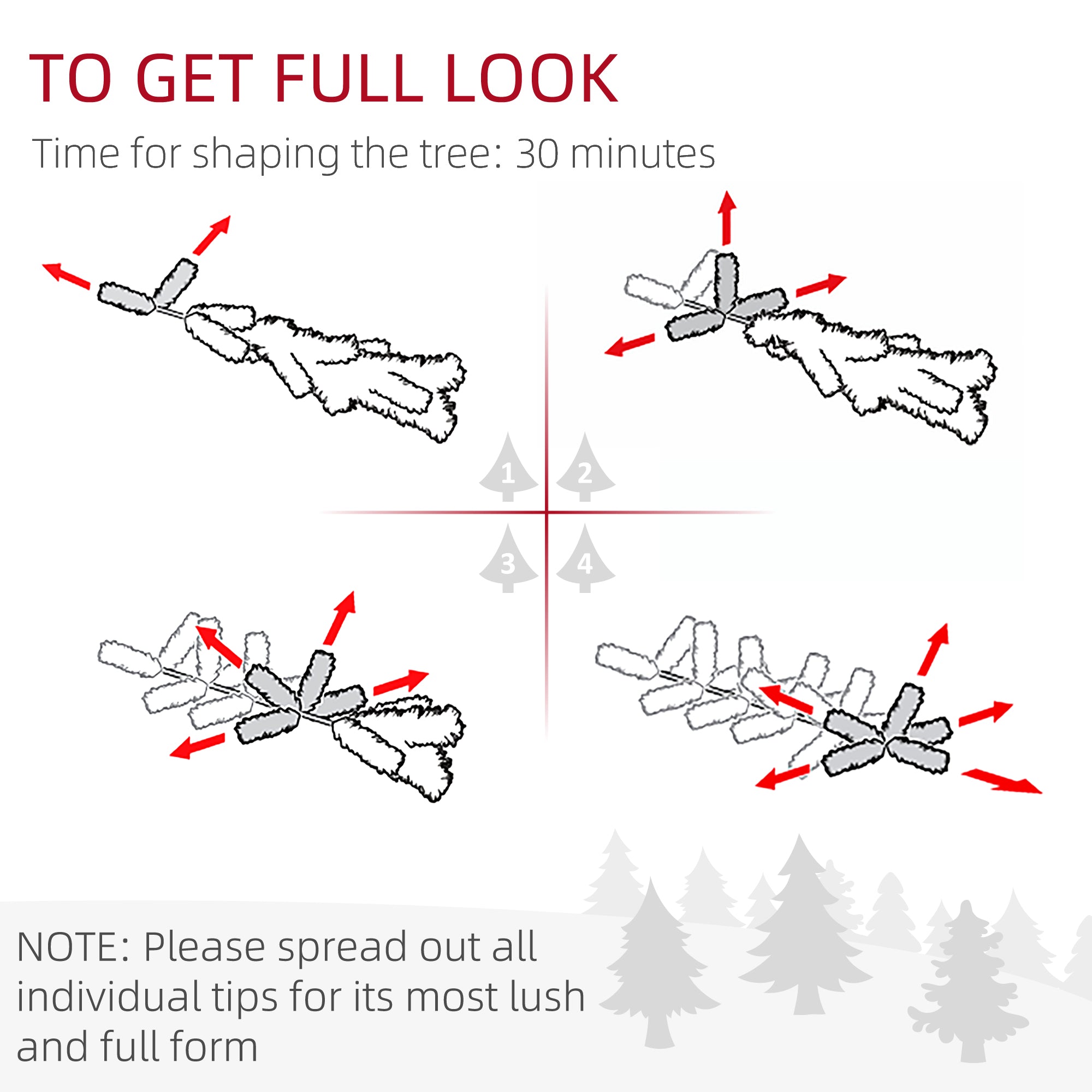 6 FT Artificial Christmas Tree, Flocked Hinged Xmas Tree with 795 Tips, Steel Base, Auto Open, Green