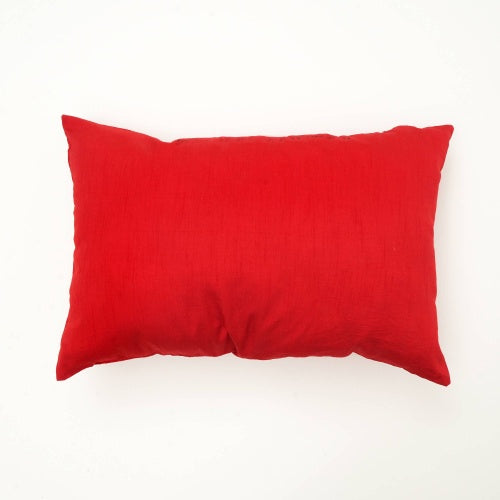 Handmade Red Noel Bead Wooden Pillow