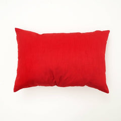 Handmade Red Noel Bead Wooden Pillow