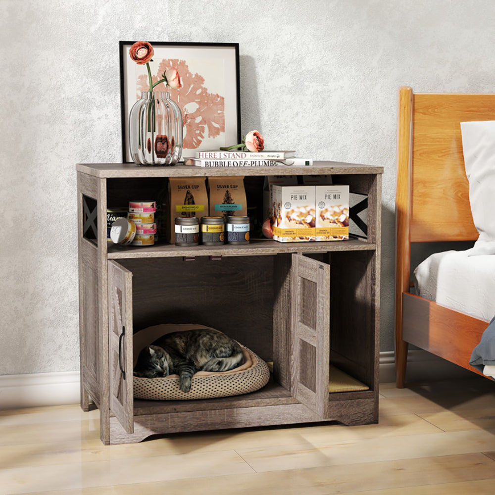 Cat Litter Box Enclosure Hidden Cat Washroom Furniture With Storage