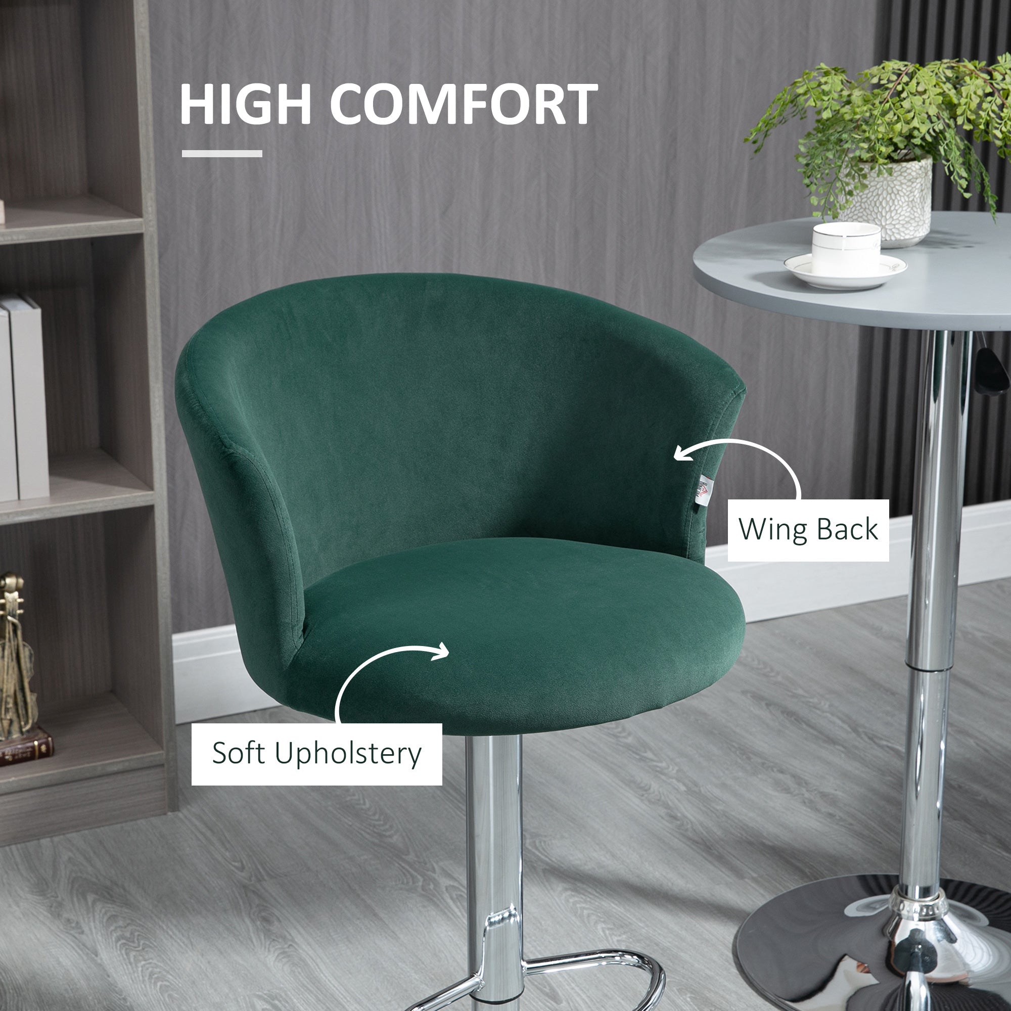Adjustable Bar Stools Set of 2