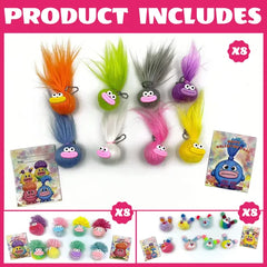 Valentines Day Gifts For Kids Classroom 24 Pack Valentines Mini Animal Toys Keychains Bulk For Boys Girls Classroom Exchange Party Favor School Teacher Student