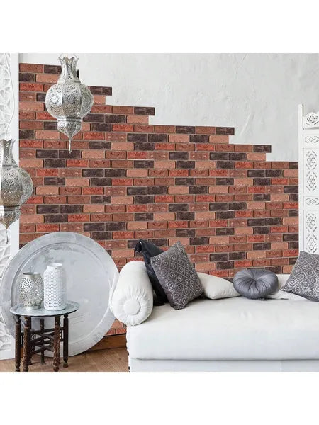 30pcs Waterproof 3D Faux Brick Wall Panels Peel And Stick, Self Adhesive Wall Panels