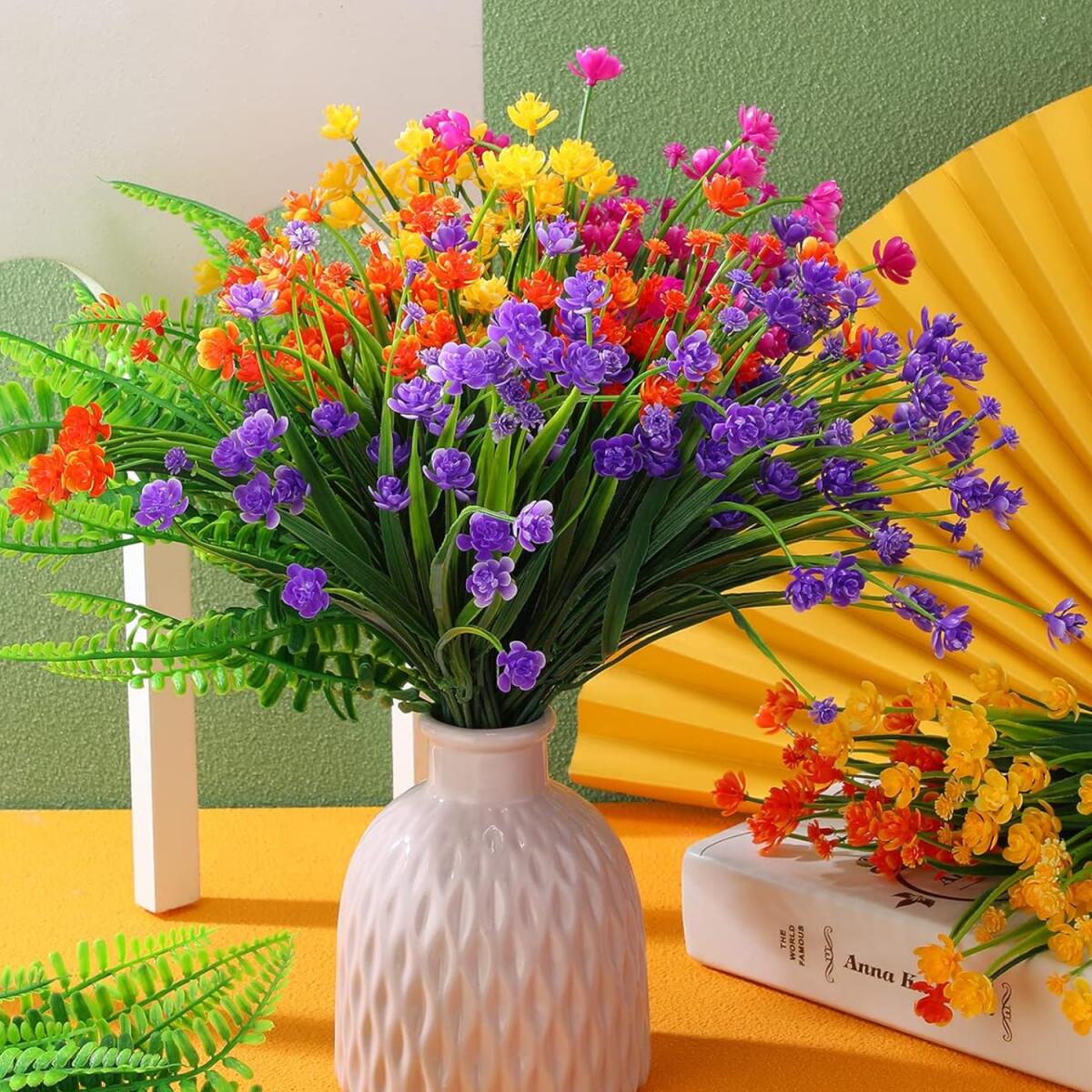 5Pcs Artificial Flowers