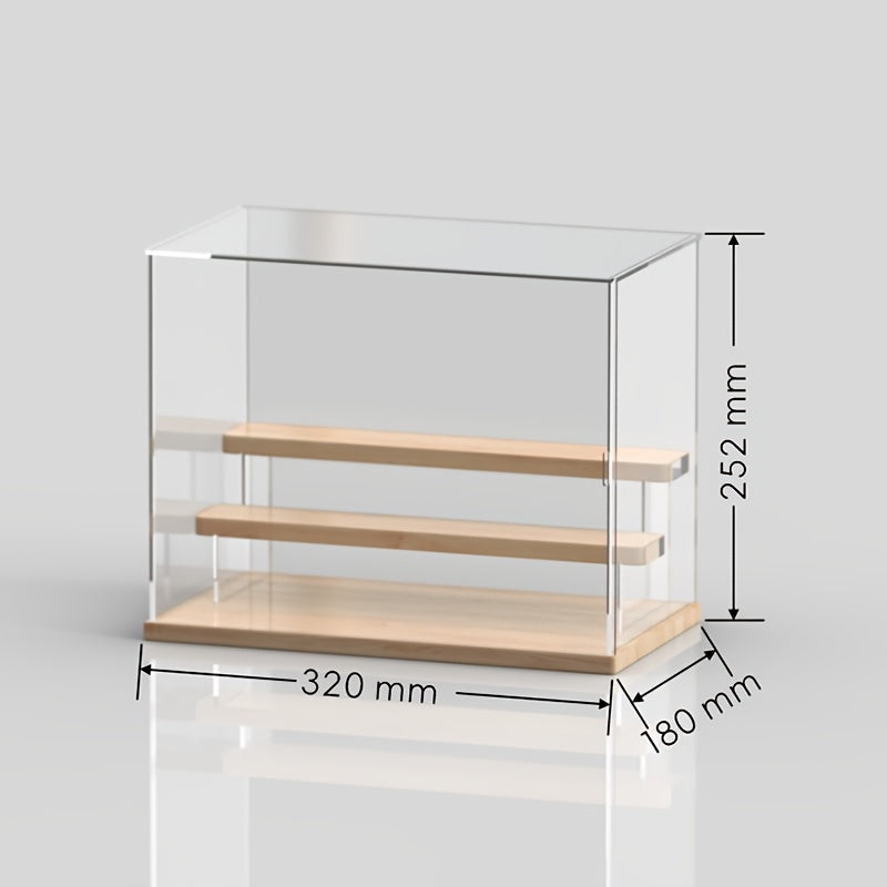 The Ins-style Blind Box Storage Box Uses Food-grade Material, With Adjustable Partitions And Transparent Display Design