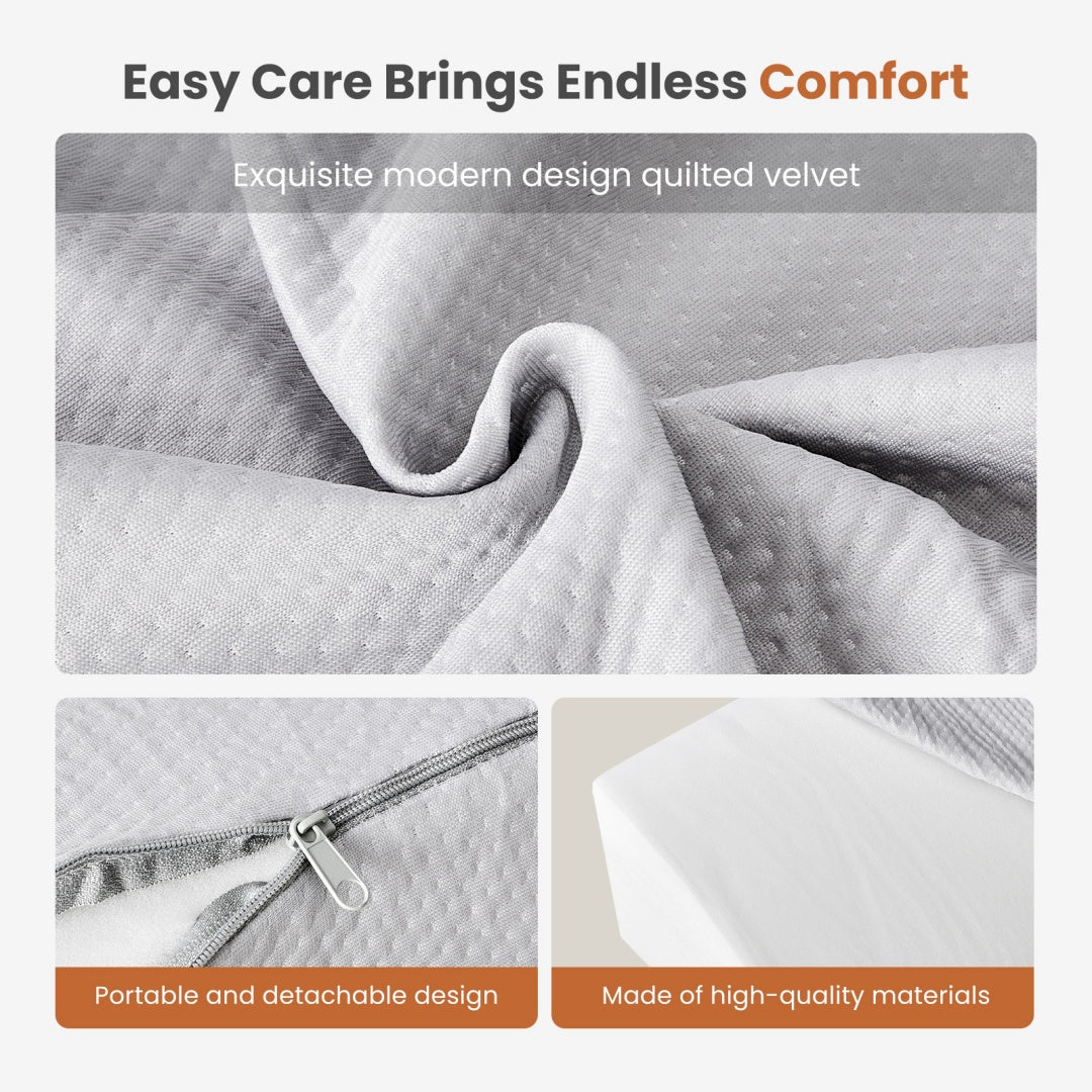 Bed Wedge Pillow With Headboard - High-density Foam Fills The Gap Between The Mattress And The Headboard