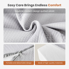 Bed Wedge Pillow With Headboard - High-density Foam Fills The Gap Between The Mattress And The Headboard