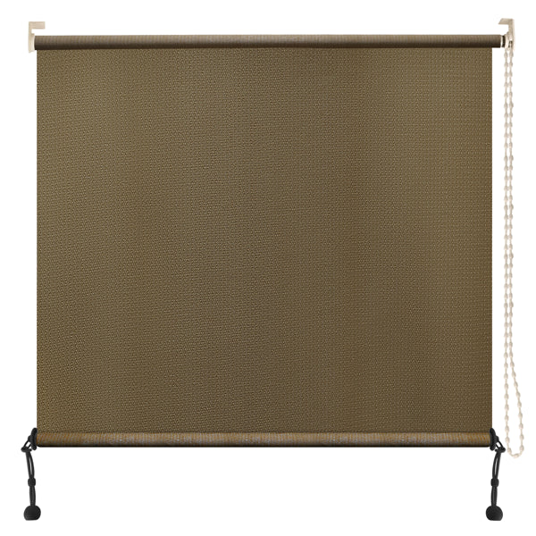 8'X8' Walnut HDPE Spliced Roller Shutter