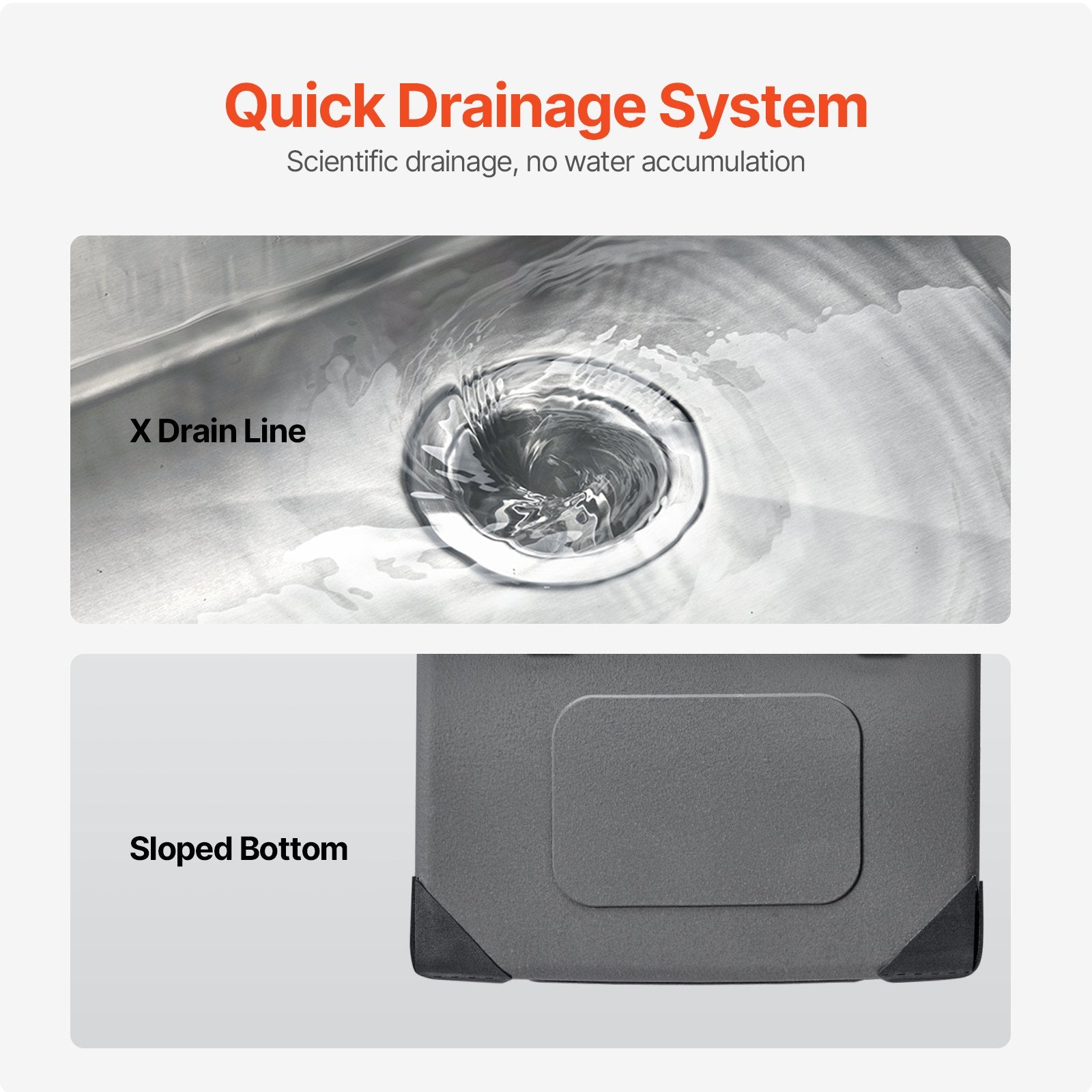 25' Kitchen Sink Top Mount Single Bowl Drop-In Basin Stainless Steel Bar