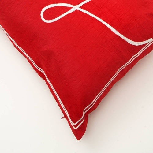 Polyester Lumber Pillow With Embroidery Work Soft & Stylish Accent