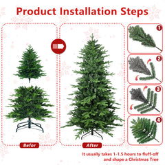 PVC Christmas Tree, Christmas Decorations, Green