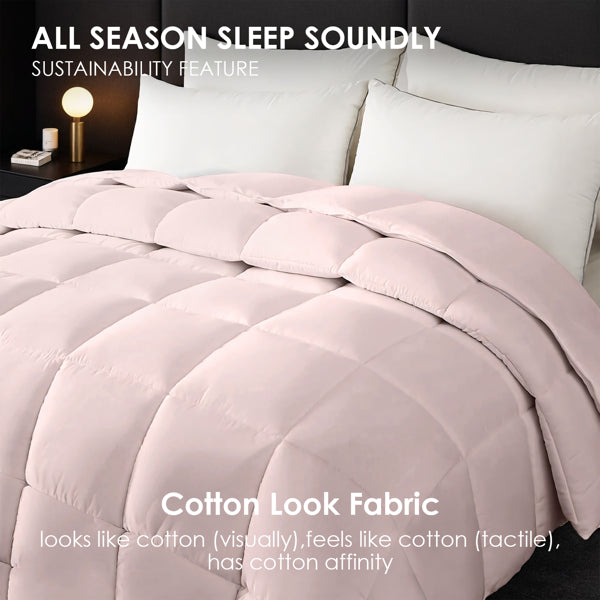 2-Pack Pink Oversized Duvet Inserts. Crafted From Comfortable, Breathable Fabric, These Soft And Fluffy Comforters Feature A Bohemian Design. Ideal For Luxury Hotel And Bedroom Use, They Make A Perfec