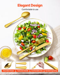 100-Piece Silverware Set Stainless Steel Cutlery Flatware Utensil Kitchen For 20