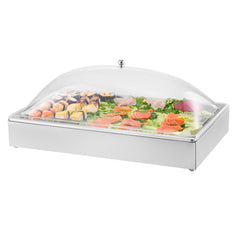 Countertop Food Serving Display Container Condiment Dispenser Tray With Lid