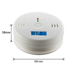 2 Pack LCD Display CO Carbon Monoxide Gas Detector Device Home Safety Alarm Detector Logistics Only For USPS.TK And TMEU Only For Self-pickup