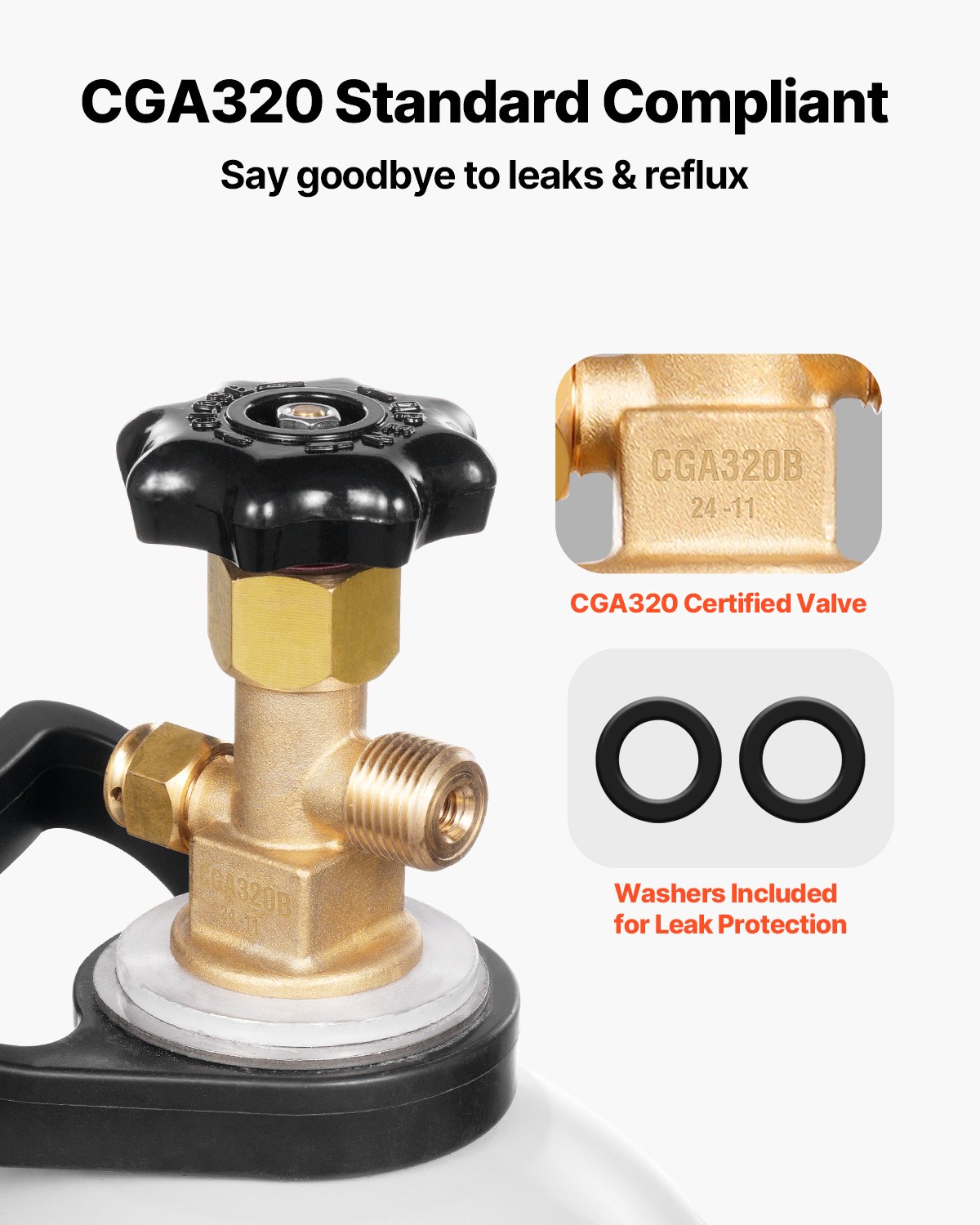 CO2 Tank 20 Lbs New Aluminum Alloy Cylinder With CGA320 Valve DOT & TC Approved