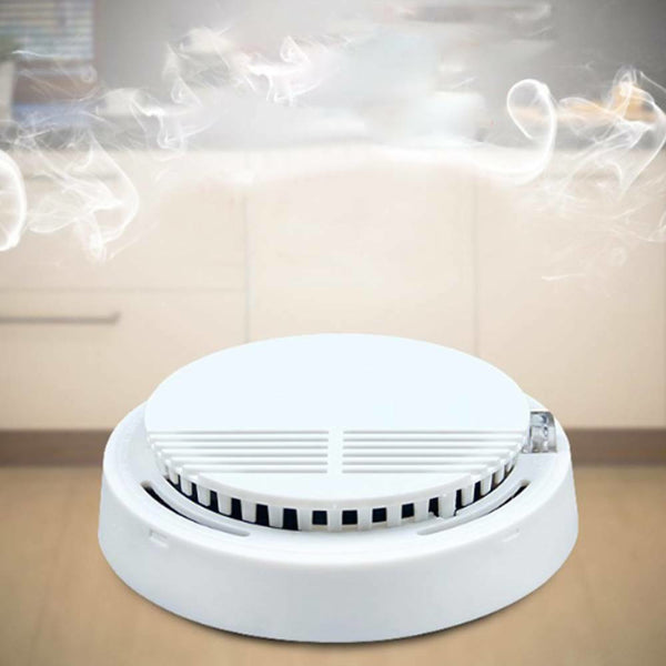 (8 Pack) Smoke Alarm Detector Home Fire Safety Sensor Alert Battery Included (Logistics Only For USPS.TK/TMEU Only For Self-pickup)