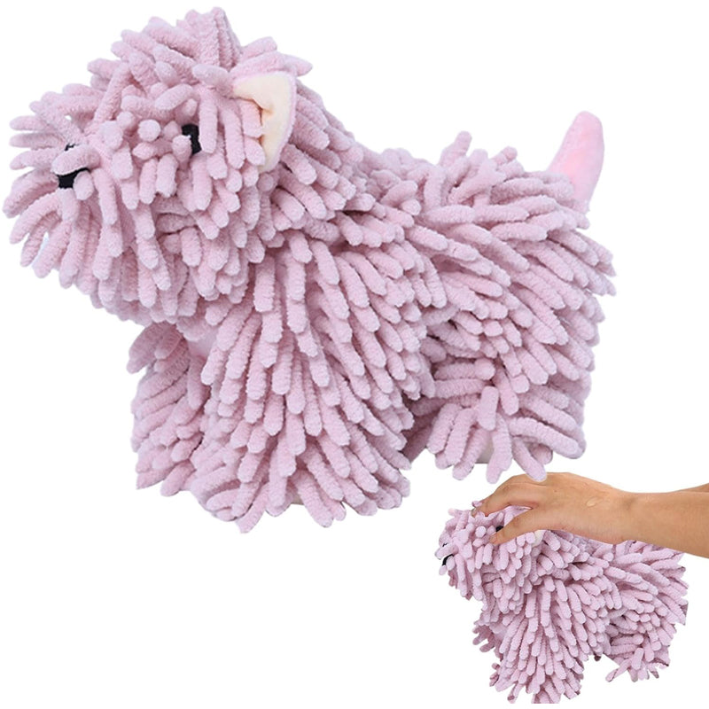 Cute Puppy Shaped Towel,Absorbent Kitchen Towel With Hanging Loop, Towels For Home